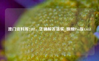 澳门资料厍2482，正确解答落实_旗舰Pro版4.653