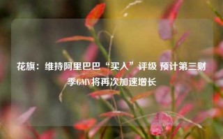 花旗：维持阿里巴巴“买入”评级 预计第三财季GMV将再次加速增长