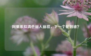 阿里系拟清仓丽人丽妆，下一个轮到谁？