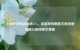 上财年净利润暴跌47%，宜家称特朗普关税将使其难以维持低价策略