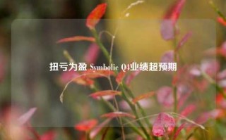 扭亏为盈 Symbolic Q4业绩超预期