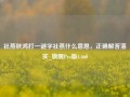 社燕秋鸿打一谜字社燕什么意思，正确解答落实_旗舰Pro版4.660