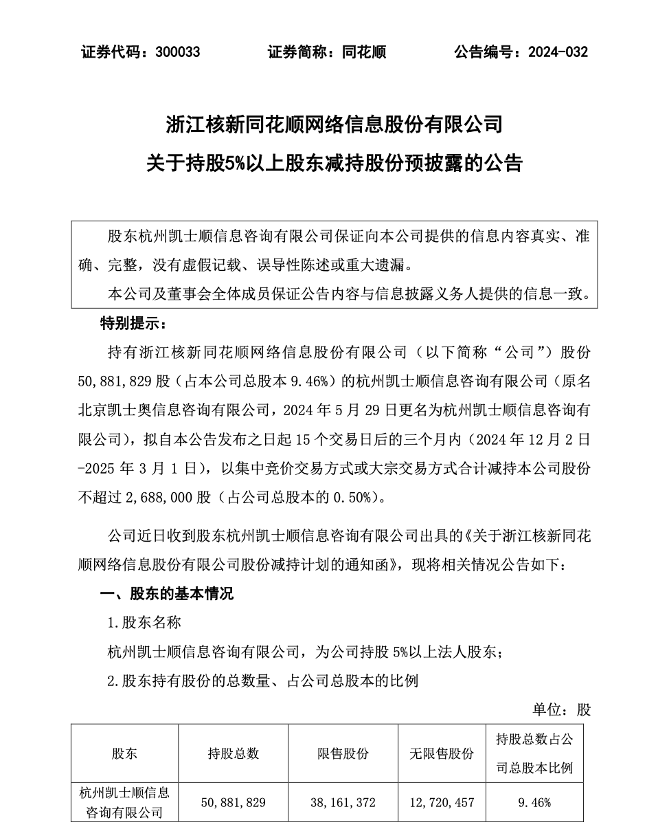 股价创新高！同花顺大股东出手，拟减持-第1张图片-车辆报废_报废车厂_报废汽车回收_北京报废车-「北京报废汽车解体中心」