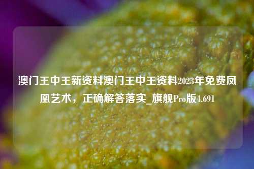 澳门王中王新资料澳门王中王资料2023年免费凤凰艺术，正确解答落实_旗舰Pro版4.691-第1张图片-车辆报废_报废车厂_报废汽车回收_北京报废车-「北京报废汽车解体中心」