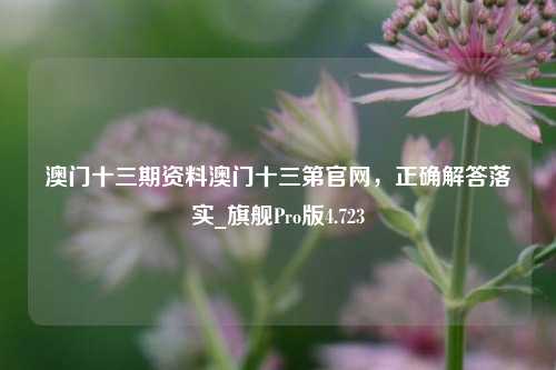 澳门十三期资料澳门十三第官网，正确解答落实_旗舰Pro版4.723-第1张图片-车辆报废_报废车厂_报废汽车回收_北京报废车-「北京报废汽车解体中心」