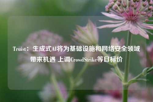 Truist：生成式AI将为基础设施和网络安全领域带来机遇 上调CrowdStrike等目标价-第1张图片-车辆报废_报废车厂_报废汽车回收_北京报废车-「北京报废汽车解体中心」