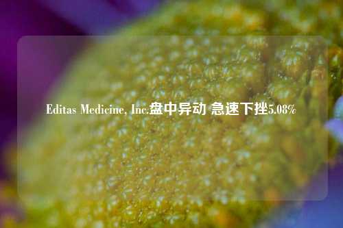 Editas Medicine, Inc.盘中异动 急速下挫5.08%-第1张图片-车辆报废_报废车厂_报废汽车回收_北京报废车-「北京报废汽车解体中心」