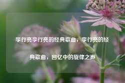 李行亮李行亮的经典歌曲，李行亮的经典歌曲，回忆中的旋律之声-第1张图片-车辆报废_报废车厂_报废汽车回收_北京报废车-「北京报废汽车解体中心」